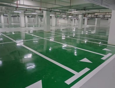 忻州忻州小区停车场标线